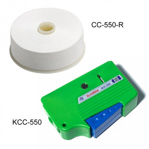 Boîte de nettoyage de fibre optique à cassette portative Komshine, modèle : KCC-550 SK88011330-08